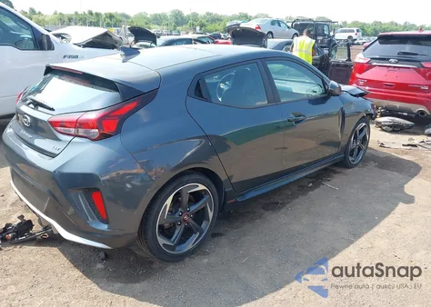 2019 Hyundai Veloster Turbo/Turbo R-Spec/Turbo Ultimate из США, поврежденный, VIN KMHTH6AB7KU009343